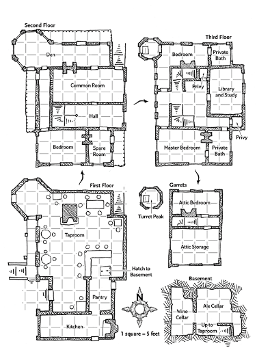 Trollskull Manor Floorplan